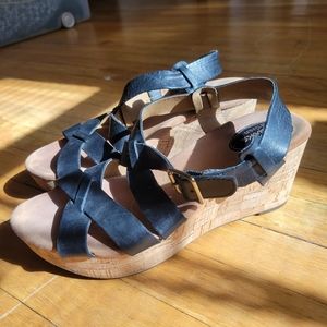 Clarks Artisan wedge sandals 8.5
